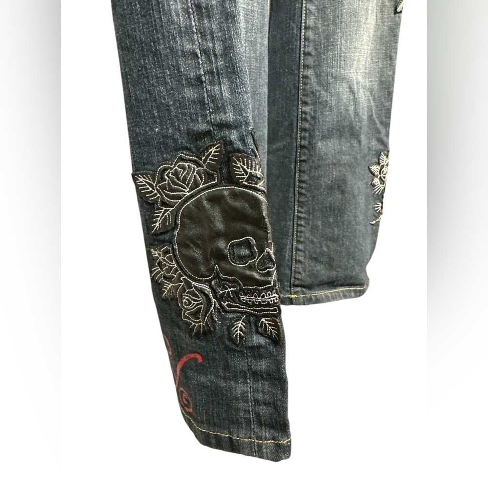 Vintage Ed Hardy skull embellished jeans - Picture 2 of 13